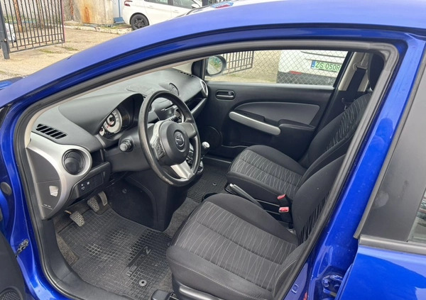 Mazda 2 cena 14900 przebieg: 160000, rok produkcji 2009 z Szczecin małe 742